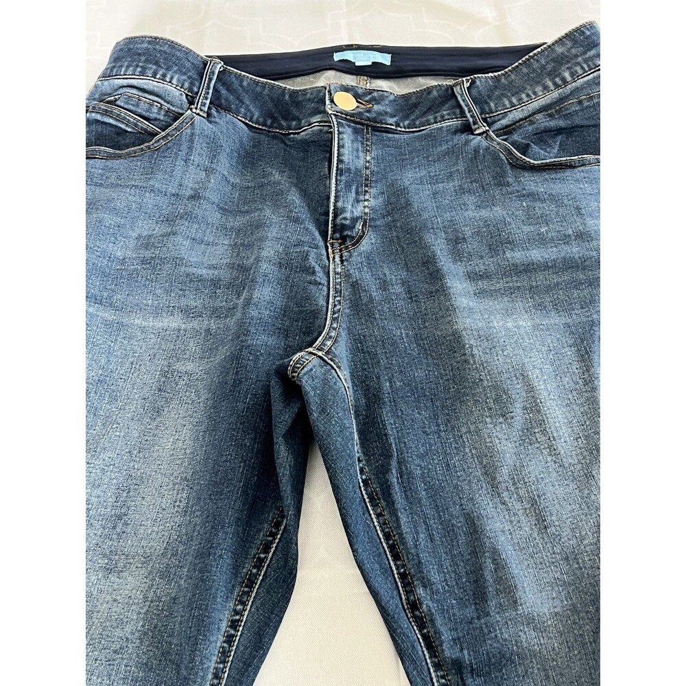 Draper James RSVP Women’s Stretch Skinny Denim MEDIUM Blue Jeans 18W - Picture 4 of 8